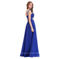 Grace Karin Wide Schultergurte Sequins Perlen Royal Blue Formal Lange Großhandel Abendkleid CL4446-4